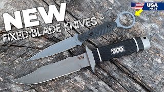 New Knives Unleashed COVERT Fixed Blade Knife USA Made  Atlantic Knife [upl. by Aryl]