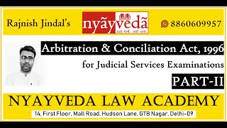 Lecture – 2  Arbitration and Conciliation Act 1996 ADR [upl. by Walrath577]