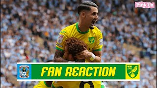 Today was brilliant  Fan Reaction  Coventry City 01 Norwich City  The Pink Un [upl. by Dorree]