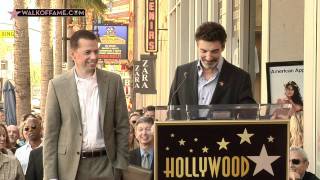 JON CRYER HONORED WITH HOLLYWOOD WALK OF FAME STAR [upl. by Atsiuqal]