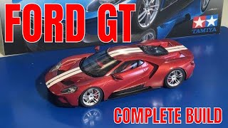 Building the New Tamiya 124 Ford GT Step by step Plastic Model Car [upl. by Jedlicka]