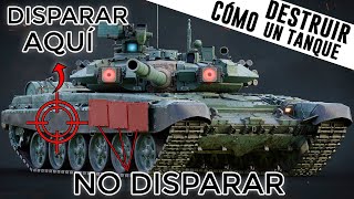 ¿Cuáles son los PUNTOS DÉBILES de un TANQUE DE GUERRA [upl. by Cutlip]