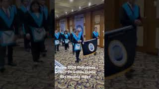 Ancom 2024 Philippines GLMOIPh entrée Ormoc Bay Masonic Lodge par le TSF Stephan BRET 33 66 90 95 [upl. by Bushweller267]