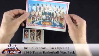 Pack Opening 1980 Topps Basketball Wax Pack [upl. by Philps]