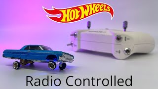 Making an RC Lowrider 64 Impala With Working Hydraulics RC Hotwheels [upl. by Jelks]