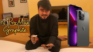 Iphone 13 pro max unboxing graphite [upl. by Figueroa607]