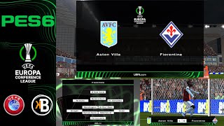 MARCADOR UEFA CONFERENCE LEAGUE  PES 6 [upl. by Demmahum429]