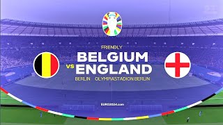 FC 24Belgium vs EnglandFriendly Match Online [upl. by Nedrob]