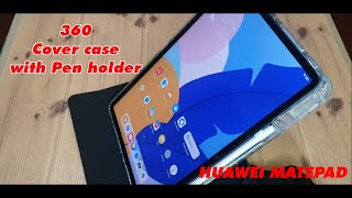 Huawei Matepad 115s rotatable Cover case with pen holder [upl. by Nabe325]