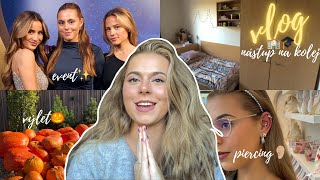 TÝDENNÍ VLOG🏫🎓 nástup na kolej studium Ing nový conch piercing IKEA event výlet  Lucy [upl. by Bachman72]