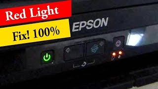 Two Method To Fix Epson Red Light Blinking L220 L360 L480 All Model [upl. by Aribold61]