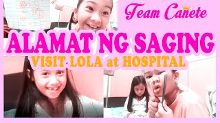 ALAMAT NG SAGING  Drawing at Miller Hospital Vlog Episode 9 Team Cañete [upl. by Ainafets172]