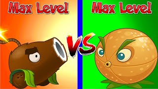 PvZ 2 Discovery  The Difference of Coconut Cannon Vs Citron Max Level Plant [upl. by Enilkcaj639]