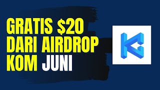 GRATIS 20 KOMMUNITAS TOKEN  AIRDROP TERBARU JUNI 2021 [upl. by Anicnarf241]