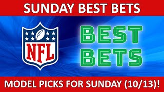 NFL WEEK 6 SUNDAY BEST BETS 2024 [upl. by Anilorak358]