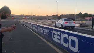 Lexus IS350 F Sport vs Nissan 370Z 14 Mile Race [upl. by Lynnea]