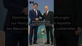 Putin 71 reist trotz internationalem Haftbefehl in die Mongolei [upl. by Peih]