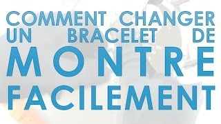 CHANGER UN BRACELET DE MONTRE EN  DE 2 MINUTES Avec gros plans amp détails [upl. by Ayotahs]