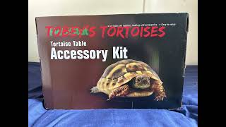 Habistat Tortoise Table Accessory Kit Review [upl. by Airdnoed987]