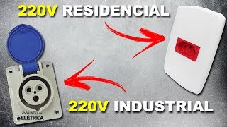 220V residencial e 220V industrial [upl. by Misab861]