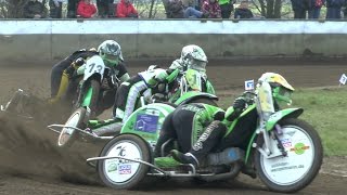 SPEEDWAY OSTERTRAINING WAGENFELD 2016  GESPANNE  SIDECARS  ZIJSPANNEN [upl. by Oneill]