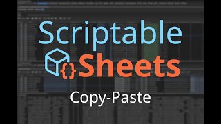 Scriptable Sheets CopyPaste [upl. by Garlan355]