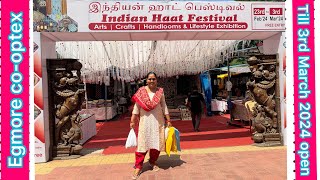 Indian HAAT festival  egmore cooptex exhibition nandhinisvibes egmorecooptex haatbazar [upl. by Adranoel]