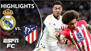 🚨 STUNNED 🚨 Real Madrid vs Atletico Madrid  LALIGA Highlights  ESPN FC [upl. by Allana887]