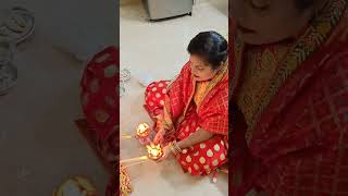 Karwachauth puja shorts  subscribe  video [upl. by Acinom]