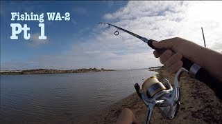 Fishing Port Gregory amp Greenough Rivermouth  Fishing WA2  Part 1 [upl. by Levey560]