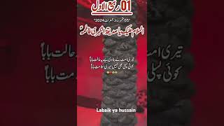 Labaik ya hussain youtubeshorts Ayame fatima😭😭😭😭😭 [upl. by Lenuahs607]