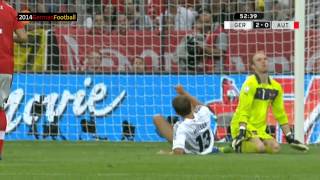 Deutschland Österreich 30 Schmidt ZDF Highlights WM 2014 Qualifikation [upl. by Novelia371]