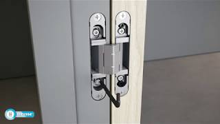 New Concealed hinge model 1430 installation and adjustments [upl. by Dranrev555]