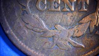 1843 Petite head small letters Large Cent [upl. by Herzog121]