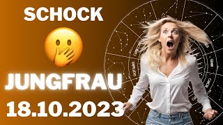 JUNGFRAU ♍️🚨 DRINGENDE WARNUNG ⚡ Horoskop  18Oktober 2023 jungfrau tarot [upl. by Kasevich]