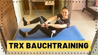 Starke Bauchmuskeln mit TRX Plankfreies Workout [upl. by Mandie]