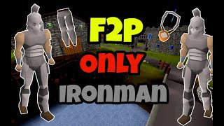 Starter Cash amp Imp Catcher  F2P Ironman 2  OSRS [upl. by Furmark]