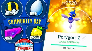 Top Tips amp Strategies for Porygon Comm Day Classic ft 3x Carch XP [upl. by Ettelra471]