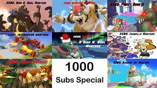 1000 Subs Special  A Montage Collab Super Smash Bros Ultimate [upl. by Drawyeh]