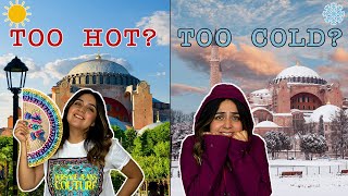 Best Time to Visit Istanbul Turkey  WHATS THE WEATHER LIKE WHAT TO WEAR WHEN IS LOW SEASON [upl. by Concettina]