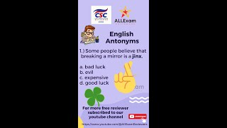 2024 CSC Reviewer English Antonyms  Lumabas sa CSC Exam 😱😱 [upl. by Anoyi]