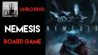 Nemesis Board Game Unboxing  Awaken Realms Kickstarter [upl. by Ahtimat293]