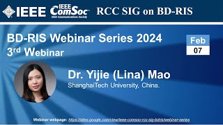 BDRIS SIG Talk 3  Dr Yijie Lina Mao [upl. by Ayikin]