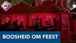 Feest in partytent op het Plein in Den Haag  OMROEP WEST [upl. by Chretien637]