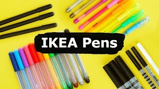 I Tried Every Pen From IKEA  Sea Lemon [upl. by Davon]