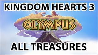 KH3 Olympus  All Treasures [upl. by Aneem]