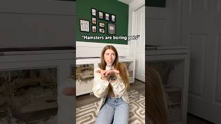 “Hamsters are boring pets” pets hamsters shortsyoutube [upl. by Asiuol]