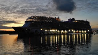 NewlyRefurbished NORWEGIAN ENCORE departs from Southampton  03122024 cruiseship [upl. by Anihpled]