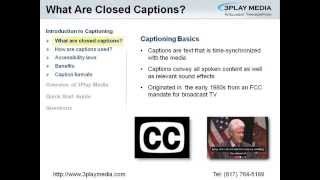 Online Video Accessibility Section 508 Explained Brightcove  3Play Media  Carasoft [upl. by Kubetz]