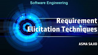 Software Engineering 4 Requirement Elicitation Techniques [upl. by Sydalg596]